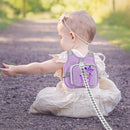 Accmor Toddler Harness Leash, Cute Deer Kids Harness + Anti Lost Wrist Link, Collapsible Child Leash for Outdoor Travel, Portable Baby Walking Harness Protector Wristband Strap for Baby Girls by TinyTreasures Baby Boutique