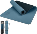Yoga Mat Non Slip, Eco Friendly Fitness Exercise Mat with Carrying Strap,Pro Yoga Mats for Women,Workout Mats for Home, Pilates and Floor Exercises by TinyTreasures Baby Boutique