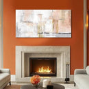 Gold Abstract Wall Art Decor Minimalist Oil Paintings 24"x48" Canvas Wall Art for Living Room Modern Framed Pictures for Wall Home Office for Women Ready to Hang by CozyNest Decor
