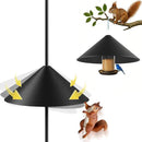 19 Inch Metal Squirrel Baffle for Bird Feeder Pole, Squirrel Proof for Hanging Bird Feeder, Outdoor Cover for Rain, Rust Proof Chew Proof Heavy, 1 Pack by GreenHaven Gardens