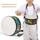 Kids Drum Set with Adjustable Strap: Toddler Musical Instrument for Ages 3-5, Wearable Drum Kit with Drumsticks, Educational Percussion Toy for Rhythm Music Development (Black) by TinyTreasures Baby Boutique