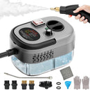 2500W Handheld Steam Cleaner,Portable Car Steamer For Auto Detailing,High-Temperature and Pressure Steam Cleaner For Home, Steam Cleaning Machine for Furniture,Kitchen,Grout,Floor,Tile (Gray) by TinyTreasures Baby Boutique