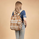 Wrangler Aztec Backpack Multifunction Baby Travel Bag with Changing Pad, Stroller Straps and Pacifier Case WG2204-91103TN by TinyTreasures Baby Boutique