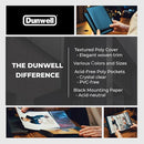 Dunwell Small Photo Album 5x7 (2-Pack, Blue), Mounting Paper, 5 x 7 Photo & Art Portfolio Presentation Binder, 24 Sleeves Display 48 Pages, Professional Picture Book for 5x7 Artwork, Postcards by TinyTreasures Baby Boutique