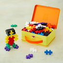 PLUS PLUS Building Set with Metal Suitcase, Open Ended Stem Toy for Toddlers and Preschool, 70 Big Basic Interlocking Pieces by TinyTreasures Baby Boutique