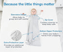 TotAha Toddler Sleep Sack 2T-4T, Soft Wearable Blanket Baby Sleep Bag, Light 0.5 TOG or Medium-weight 1.0 TOG Sleeping Sacks by TinyTreasures Baby Boutique