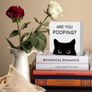 Funny Bathroom Decor Are You Pooping Cat Sign Funny Bathroom Toilet Table Decoration Funny Cat Gifts Bathroom Wall Decor Cat Gifts for Women Gifts for Cat Lovers, Funny Bathroom Wooden Box Sign Decor by CozyNest Decor