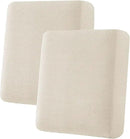 H.VERSAILTEX Super Stretch Individual Seat Sofa Covers Couch Slipcover Sets Thick Jacquard Textured Twill Fabric (2 Piece Medium Sofa Cushion Covers, Natural) by CozyNest Decor