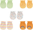 5 Pairs Baby Not Scratch Mittens 0-6 Months New Born Boy Girl Gloves Cute Infant Accessories by TinyTreasures Baby Boutique