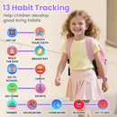 Waterproof Smart Watch for Kids Girls Ages 5-12 with 39 Games, HD Camera, Video, Music, Habit Tracking, Alarm, Pedometer, Kids Smart Watch Chrismars Birthday Gift for Girls Age 5 6 7 8(Purple) by TinyTreasures Baby Boutique