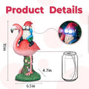 Solar Flamingo Gnome Garden Decor Statue, Outdoor Funny Solar Light Decoration for Yard, Patio, Lawn, Unique Housewarming, Birthday Gift for Women, Mom, Grandma by CozyNest Decor