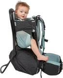 Thule Sapling Child Carrier Backpack - Machine Washable Seat - Self-Standing Frame - Adjustable padded straps for parents - Ergonomic seat with under-leg support for child - UPF 50 Sunshade by TinyTreasures Baby Boutique