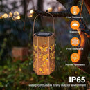 2 Pack Butterfly Solar Lanterns Outdoor Waterproof - Birthday Gifts for Women, Mom, Butterflies Solar Lights Outdoor Hanging Garden Decor for Outside, Patio, Outdoor, Yard, Lawn, Balcony by GreenHaven Gardens