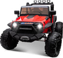 24V 9Ah Ride on Toy for Big Kids, 4WD 2 Seater Ride on Car Truck with Remote Control, 4x200W Motor - Red by TinyTreasures Baby Boutique