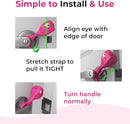 Baby Proofing Door Stopper, Door Pinch Guards Protect Child Fingers & PET Tails. Baby Safety Finger Protectors Prevent Pinch Injuries – Kids and Adults Love Whale Pinch Guard (Pink) by TinyTreasures Baby Boutique