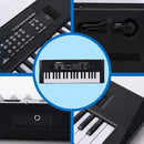 Kids Piano Keyboard, 37 Keys Portable Music Keyboard Early Learning Educational Electronic Music Piano Instrument Toys for 3 4 5 6 Year Old Boys and Girls (Black) by TinyTreasures Baby Boutique