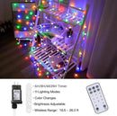 Globe String Lights 65.6 Feet 150 LED,Plug in Fairy String Lights with Remote Timer Extendable, 11 Modes Indoor Outdoor Color Changing Lights for Wedding Bedroom Classroom Patio Garden by GreenHaven Gardens