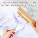 3 Pcs Wood Laundry Stain Brush Stain Remover Brushes with Boar Bristle Small Stain Brush for Clothes for Scrubbing Stains from Furniture Fabric Leather(3 Pcs F) by CozyNest Decor