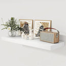 White Floating Shelves 36 Inch Long, 12 Inch Deep Floating Shelves for Wall, 36 x 12 Shelves for Wall Storage & Display, 2" Thick Floating Shelf for Bathroom, Living Room, Bedroom, Set of 1 by CozyNest Decor