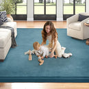 Baby Play Mat 1.2" Thick Memory Foam Nursery Rug Area Rug, 13’1” X 6’7” Yoga Mat Playmat Crawling Mat for Baby,Toddlers, Infants, Kids,Floor Mat Tatami Mat for Living Room with Non-Slip(Green) by TinyTreasures Baby Boutique