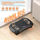 Vibration Plate Exercise Machine Weight Loss, Full Body Vibration Plate for Lymphatic Drainage, 180 Adjustable Speeds Vibrating Plate 400 Lbs Capacity Fitness Platform for Women Men by CozyNest Decor