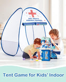 Kids Tent,Pop Up Kids Play Tent Hospital Center Theme with Complete Toy Set, Play Toys Play Set for Indoor Outdoor Pretend Play by TinyTreasures Baby Boutique