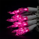 Pink LED Christmas Lights - 35 Count Pink Christmas String Lights for Small Tree, Crafts, Bedroom, Wedding, Indoor and Outdoor Valentines Day Decorations, 11 Feet White Wire, UL Certified, Connectable by GreenHaven Gardens