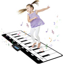 M SANMERSEN Piano Mat, Kids Musical Mat Floor Piano Keyboard Mat with 8 Instruments Sounds Music Dance Touch Play Mat, Early Educational Toys Birthday Gifts for 1 2 3 4 5 Year Old Boys Girls by TinyTreasures Baby Boutique