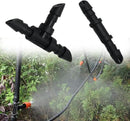 UOIENRT 110 PCS Irrigation Fittings, 1/4" Tubing with 50pcs Couplings, 20pcs Elbows, 30pcs Tees and 10pcs End Plugs for Drip or Sprinkler Systems by GreenHaven Gardens