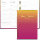 Cute Daily Planner Undated & To Do List Notebook for Work: With Hourly Schedule, 80 days Day on a Page Planner for Life Tasks - Day & Hour Agenda, Organizer Journal For Women or Men Purple by TinyTreasures Baby Boutique