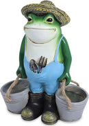 Frog Garden Decor, Frogs Garden Statue for Yard, Garden, Indoor Outdoor Decoration and Housewarming Gift by GreenHaven Gardens