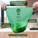Compost Bags 3 Gallon Extra Thick Compost Bags for Countertop Bin,150counts,Compostable Liner Bags,Small Kitchen Food Scrap Waste Bags,Certified by BPI,ASTM D6400 and OK compost HOME certified by GreenHaven Gardens