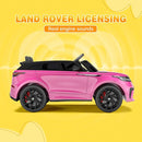 Hetoy Kids Ride On Car with Remote, Licensed Land Rover Kids Electric Car, Ride On Toys for Kids 3-8 with Mp3 Player, Rocking, Pull Rod, Pink by TinyTreasures Baby Boutique