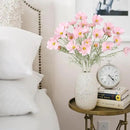 IPOPU Light Pink Flowers Artificial Daisies 5PCS Silk Cosmos Wild Flowers 24.5" Fake Pink Daisies for Vase for Home Decor Floral Arrangements Wedding Bouquets for Bride by CozyNest Decor