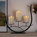 Homemory Dripping Wax Flameless LED Pillar Candles, Battery Operated with Remote Control and Timer, Set of 3, 5" H x 4" W x 6" D by CozyNest Decor