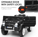 Costzon Ride on Car, Licensed Mercedes-Benz Maybach, 12V Battery Powered Vehicle Toy w/ 2 Motors, Remote Control, 3 Speeds, Lights, Horn, Music, Aux, Storage, Truck, Electric Car for Kids (Black) by TinyTreasures Baby Boutique
