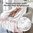 Custom Nursery Crib Bedding Set: Personalized Name 4 Piece Highland Cow Theme Baby Crib Sets for Girls - Toddler Double Layer Blanket Set, Comfortable Crib Bed Sheets for Baby Toddlers by TinyTreasures Baby Boutique