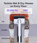 NARWAL S30 Wet Dry Vacuum Cleaner with 20000Pa Suction, 176°F Self-Cleaning, Heated Drying, Disposable Waste Bag, Tangle-Free, Cordless Vacuum Mop for Hard Floors & Edge Cleaning, Easy to Use by CozyNest Decor