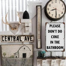 Please Don'T Do Coke In The Bathroom Sign Funny Room Decor For Men Cool Tapestry For College Dorm Metal Tin Signs Man Cave Decor Toilet Sign White 12 X 8 Inch by GreenHaven Gardens