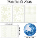 1078Pcs Glow in The Dark Stars for Ceiling Glowing Space and Moon Decals Universe Stickers Kids Wall Decor Perfect for Boys Girls Nursery Bedroom Living Room by CozyNest Decor