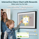 21.5 Inch Digital Calendar, WiFi Smart Electronic Calendar & Chore Chart, 1920 * 1080 IPS Touch Screen HD Display for Family Schedules, Streamline Household Organization, Wall Mount Included by TinyTreasures Baby Boutique