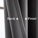 Blackout Curtains Custom Size for Bedroom 1 Panel, Thermal Insulated Blackout Curtains, Solid Grommet Privacy Room Darkening Drapes for Living Room Window (Customsize, Light Grey) by CozyNest Decor