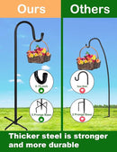 Ottsuls Shepherd-Hooks Adjustable for Bird-Feeder Lantern Plant-Hook Garden-Stake - Plant Stand Hanger for Outdoor Flower Basket, Bird Feeder Hanger Weddings Decor by GreenHaven Gardens