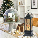Eldnacele Singing Battery Operated Musical Lighted Christmas Snowman Water Glittering Swirling Snow Globe Lantern with Music Christmas Home Decoration and Gift, Snowman Family by CozyNest Decor