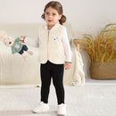 Baby Boys Girls Fleece Vest Zip Up Cute Bear Jackets Fuzzy Fall Winter Warm Clothes Newborn Outwear for Toddler Infant by TinyTreasures Baby Boutique