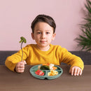 Suction Plates for Baby 3 pack, Stay Put Divided Toddler Plates, 100% Food Grade Silicone Baby Plates, BPA Free, Baby Feeding Supplies, Microwave & Dishwasher Safe by TinyTreasures Baby Boutique