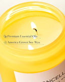 M&SENSE Limocello Summer Scented Candle, 19.4oz 110 Hours Long Lasting Burn Non Toxic Natural Soy Wax Lemon Highly Scented for Home Decor, 2 Wick Relaxing Candle Gifts for Yoga Spa Meditation by CozyNest Decor