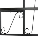 DOEWORKS 3 Tier Plant Stand Flower Pot Rack, Quarter Round Plant Corner Shelf Planters Display Holder orchid shelves for Indoor Outdoor Use, Black by GreenHaven Gardens
