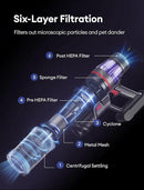 Ultenic Cordless Vacuum Cleaner, 550W/50Kpa, 60Mins Runtime, 180°Bendable Wand, Anti-Tangle Brush, Stick Vacuum Cordless with Charging Dock, Handheld Vacuum for Pet Hair/Carpet/Floor/Car, U16 Flex by CozyNest Decor