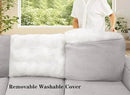 L Lengend Vansen Modular Sectional Sofa U Shaped Couch with Ottoman Modern Reversible Corner Sectional Couch for Living Room (Light Grey, U Shaped Sofa-6) by CozyNest Decor